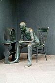... Fireside Chat, sculpture by...
