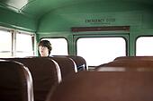 Empty school bus