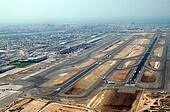 Picture Of Dubai, Airport, Aerial, View, Sky, Runway, International ...