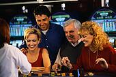Couples Gambling in Casino Couples Gambling in Casino